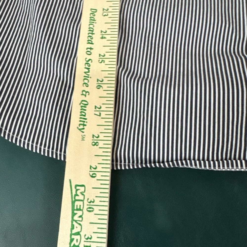 Talbots Women Pt Large Popover Blouse Tunic Cotton Classic Stripe Nautical (516) - Picture 12 of 13